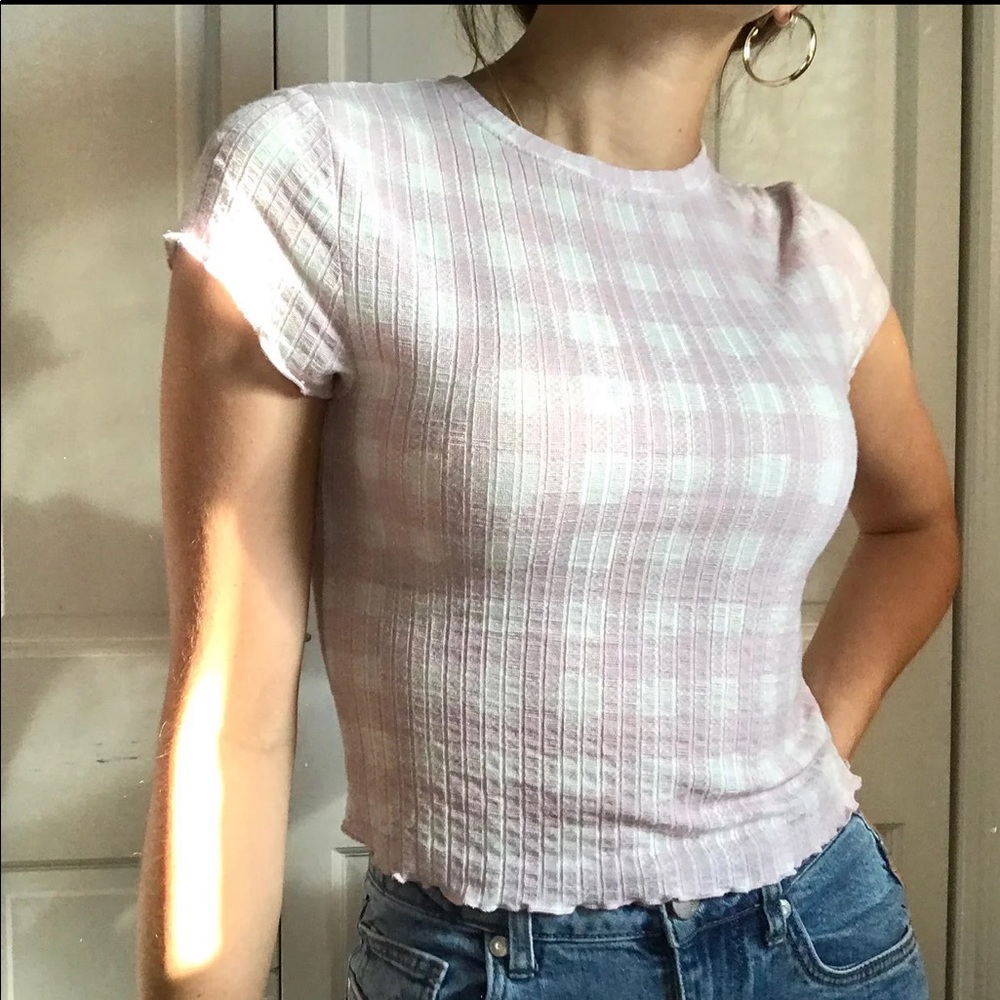 Light Pink Checkerboard Shirt